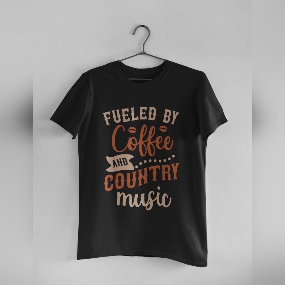 Black Fuel by coffee and country music tee shirt
